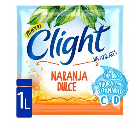 REFRESCO CLIGHT NARANJA DULCE 7.5 GR