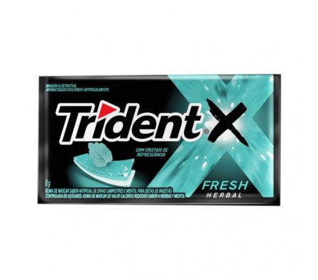 CHICLE TRIDENT HERBAL FRESH 21x32un 