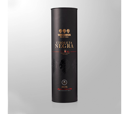 CAÑA TRES LEONES ETIQUETA NEGRA TUBO 750ml 