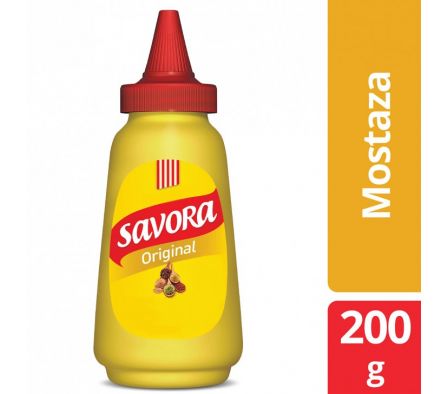 MOSTAZA SAVORA ORIG.SQZ  200gr