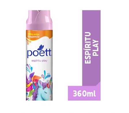 DESODORANTE POETT ESPIRITU PLAY 360cc AEROSOL