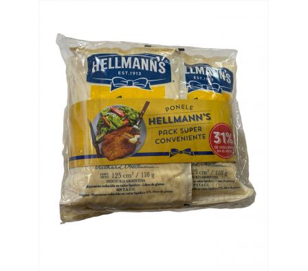 PACK MAYONESA HELLMANNS 3x6x118G