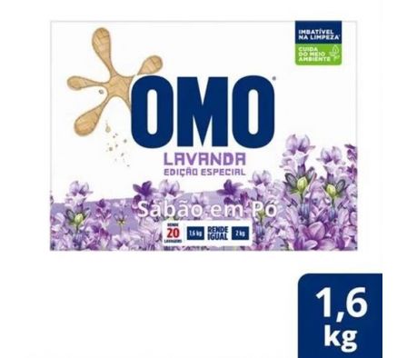 JABON POLVO OMO LAVANDA ESTUCHE 1,6Kg