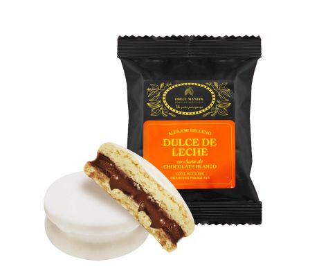 ALFAJOR DULCE MANJAR CHOCO.BCO 80gr