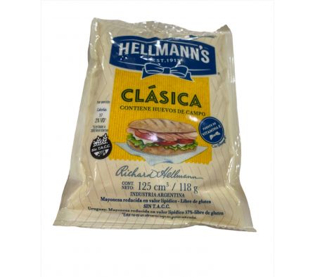 MAYONESA HELLMANNS DOY PACK 118gr