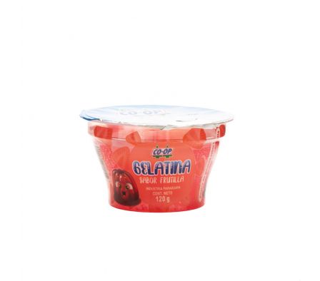 GELATINA FRUTILLA CO-OP 120GR