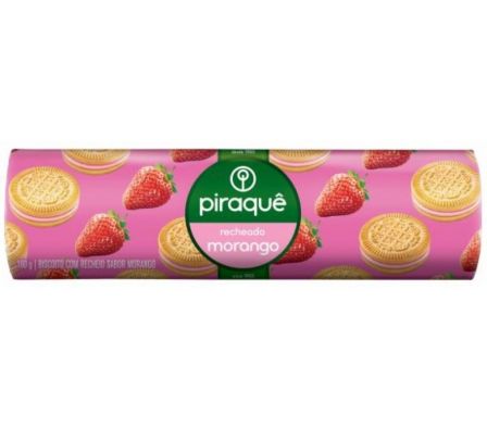 GALLETITA RELLENA FRUTILLA PIRAQUE 160gr.
