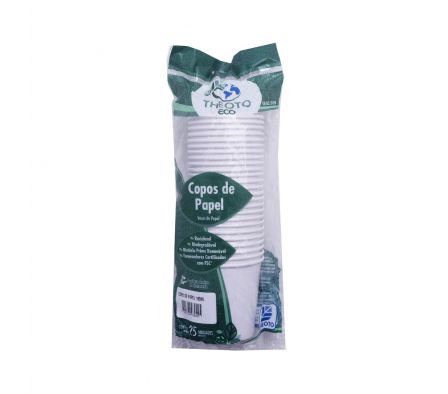 VASOS DE PAPEL ECO THEOTO 180ml