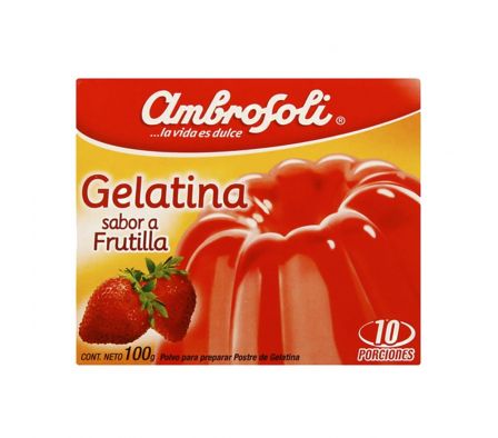 GELATINA FRUTILLA AMBROSOLI 