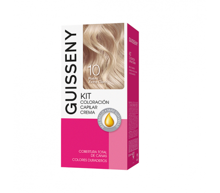 TINTE GUISSENNY KIT EXTRA CLARO 10