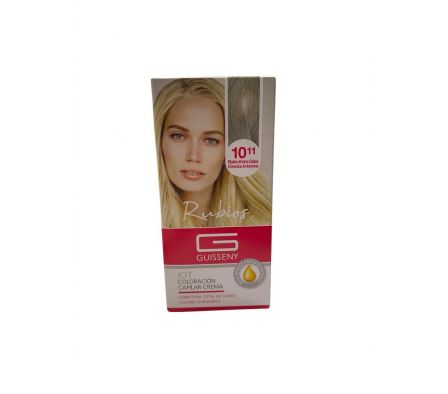 TINTE GUISSENNY KIT RUBIO EXT.CENIZA INT 10.11