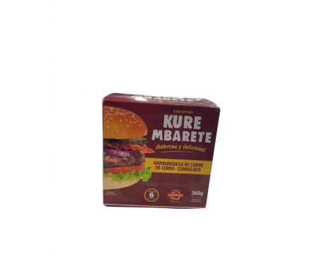 HAMBURGUESA DE CERDO KURE MBARETE X 6UNID