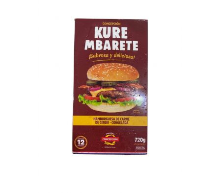 HAMBURGUESA DE CERDO KURE MBARETE X 12UNID
