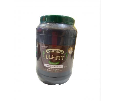 MANTEQUILLA MANI C/CACAO LU-FIT 1kg