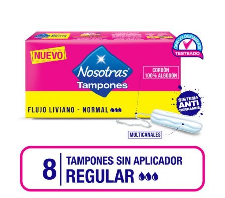TAMPON NOSOTRAS DIGITAL REGULAR x8