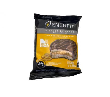 ALFAJOR DE ARROZ ENERFIT MANT.MANI 30gr
