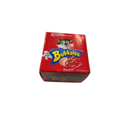 CHICLE BUBBALOO MORANGO 60x32