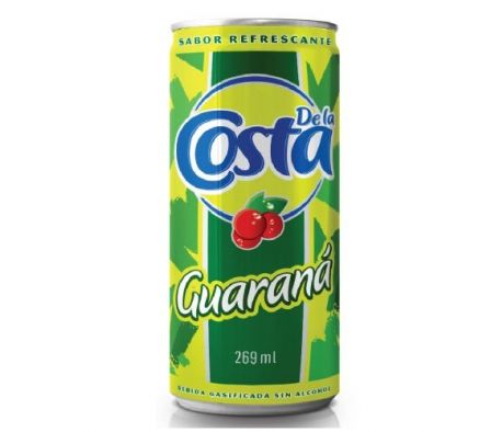 GASEOSA DE LA COSTA GUARANA LATA 269cc