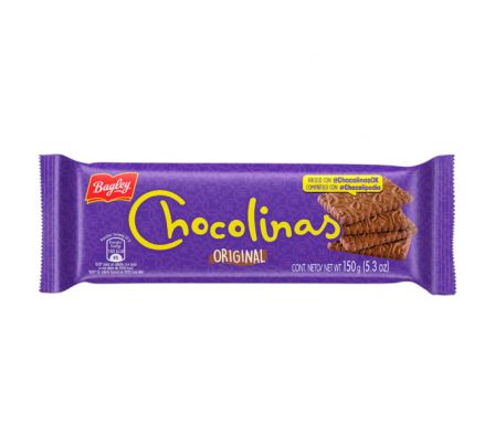 GALLETITA BAGLEY CHOCOLINAS ORIGINAL 150gr