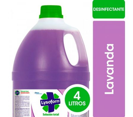 DESINF.LYSOFORM SOL.TOTAL LAVANDA 4Lt