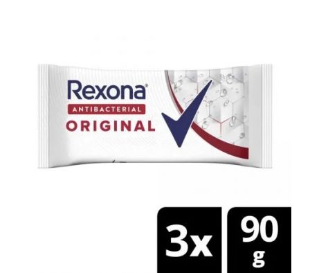 PACK JABON REXONA ANTIBAC ORIGINAL 3x90G