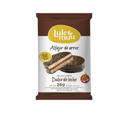 ALFAJOR ARROZ DDL C/COBERT LULEMUU 26gr