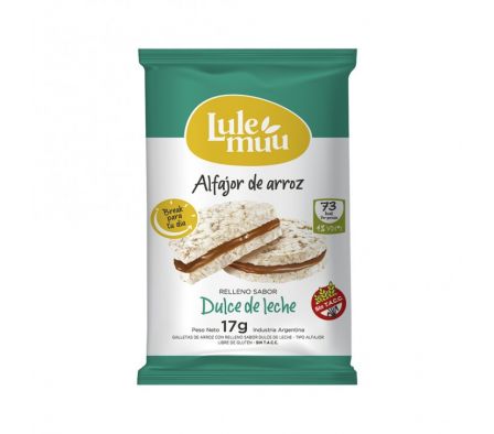 ALFAJOR LULEMUU ARROZ DULCE DE LECHE 