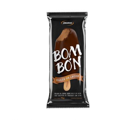 PALITO BOMBON DULCE DE LECHE AMANDAU 70G