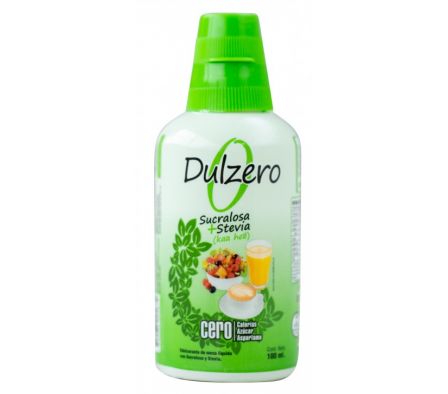 DULZERO SUCRALOSA + STEVIA DE 100 ML