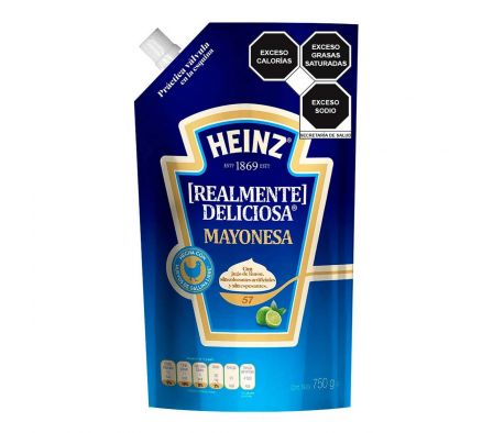 MAYONESA HEINZ ORIGINAL DOY PACK 200gr
