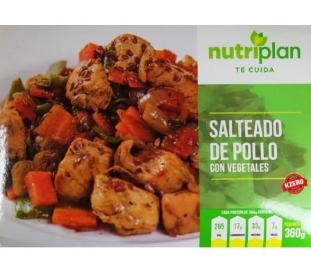 SALTEADO DE POLLO /VEGET NUTRIPLAN 