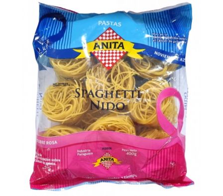 FIDEO ANITA SPAGHETTI NIDO ROSA 400gr