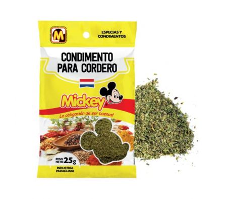 CONDIMENTO P/CORDERO 25 G