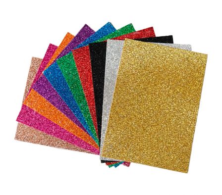 GOMA EVA 40X50 CM  SUPER GlITTER COLOR VARIO ALAMO