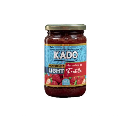 MERMELADA KADO LIGHT FRUTILLA 360gr