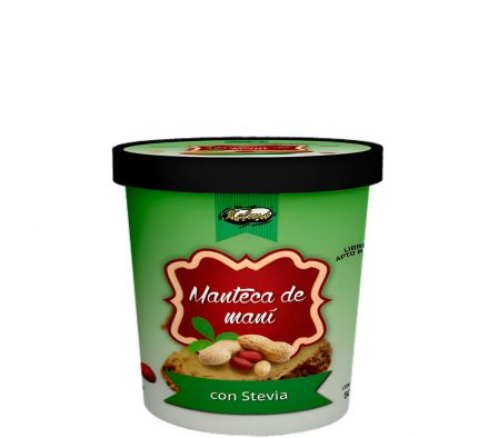 MANTECA DE MANI KELWA C/STEVIA 500gr
