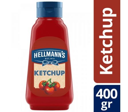 KETCHUP HELLMANNS SQZ 400gr Nvo