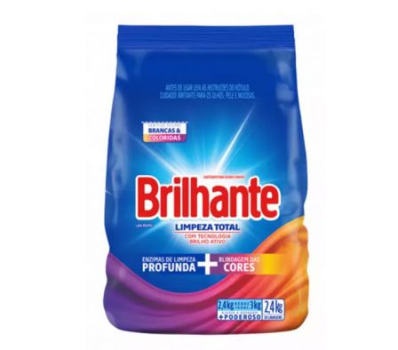 JABON PO BRILHANTE LIMPIEZA TOTAL 2,4Kg