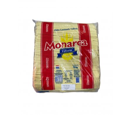 FIDEO TALLARIN FINO Y GRUESO 5kG AMARILLO MONARCA