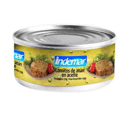 ATUN LOMO EN ACEITE INDEMAR 160g