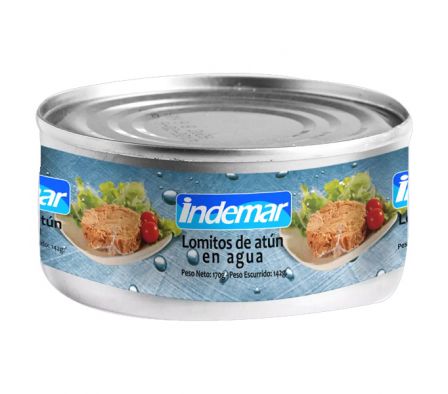ATUN LOMO EN AGUA INDEMAR 160g