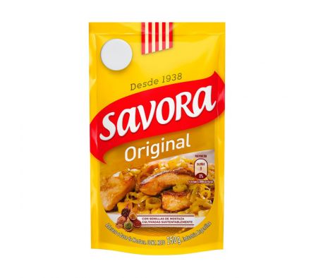 MOSTAZA SAVORA ORIGINAL 250gr DOY PACK