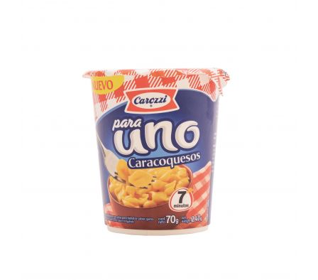 FIDEO INSTANT CAROZZI CARACOQUESO 70gr