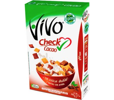 CEREAL VIVO CHECK CACAO 360gr