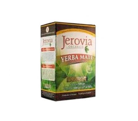 YERBA MATE ORGANICA JEROVIA 500gr BOLSA