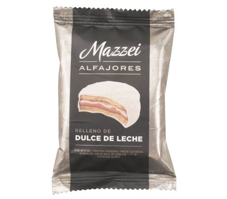 ALFAJOR MAZZEI BAÑO BLANCO 50g