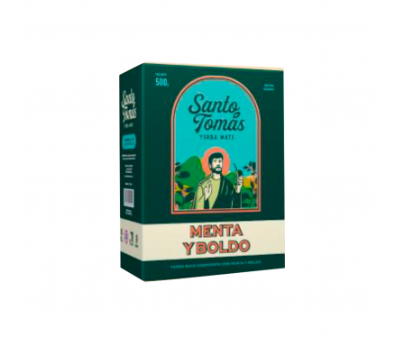YERBA MATE MENTA Y BOLDO SANTO TOMAS X 500 G
