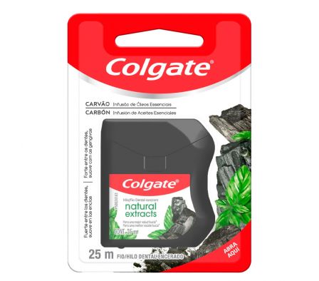 HILO DENTAL COLGATE EXT CHARCOAL 25m