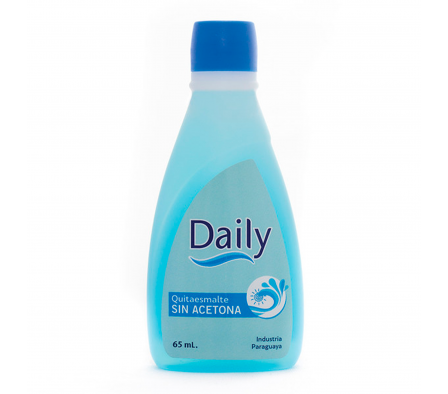 QUITAESMALTE SIN ACETONA CELESTE 65 mL