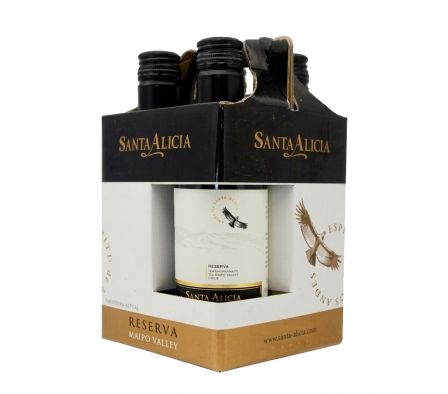 PACK VINO STA ALICIA CABERNET S 4x187ml